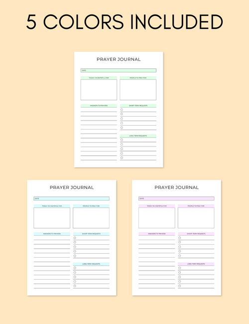 Prayer Journal
