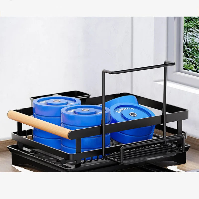 DecorBites™ Kitchen Sink Organizer Dish Drying Rack for Tableware Storage & Sponge Holder